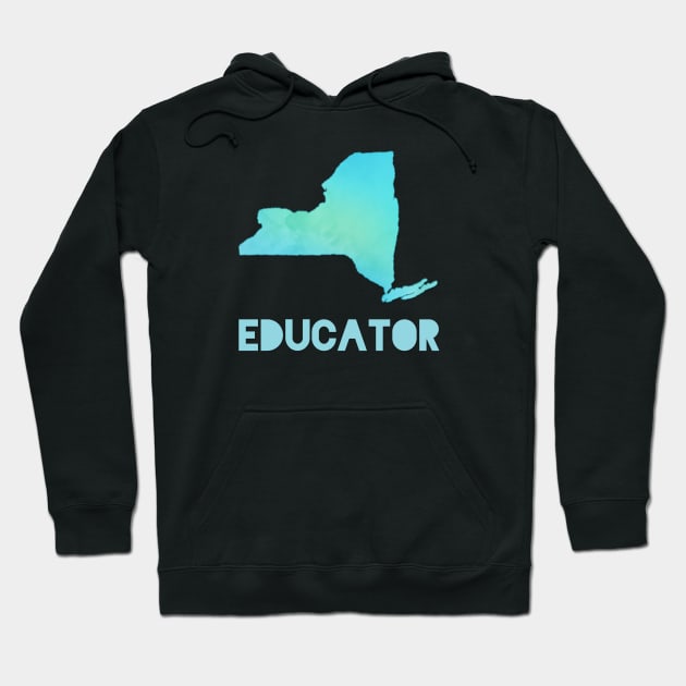 New York Educator Hoodie by designed2teach